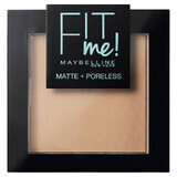 Maybelline Fit Me! Matte and Poreless, polvere opacizzante, n. 120, Classic Ivory, 9 g