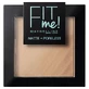 Maybelline Fit Me ! Matte and Poreless, poudre matifiante, No. 120, Classic Ivory, 9 g