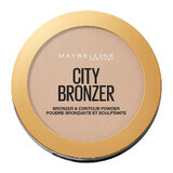 Maybelline City Bronzer, polvere abbronzante per il viso, 250 Medium Warm, 8 g