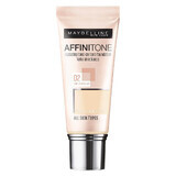 Maybelline Affinitone, base para el rostro, 02 Porcelana Clara, 30 ml