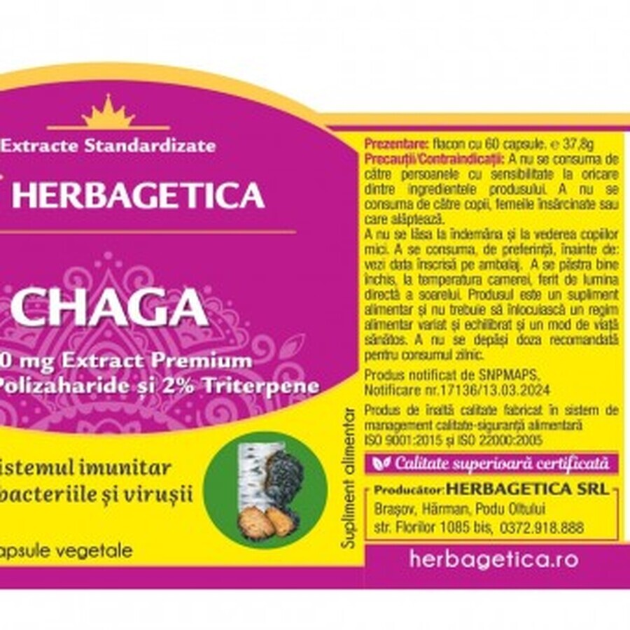 Herbagetica Chagax60cps