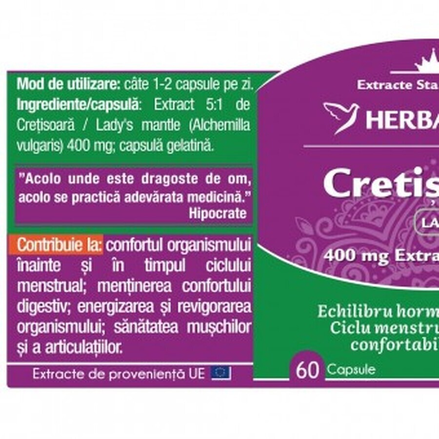 Herbagetica Cretisoara Alchémille x 60cps