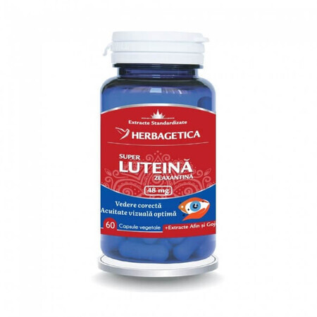 Herbagetica Super Lutein Zeaxanthin x 60 cps