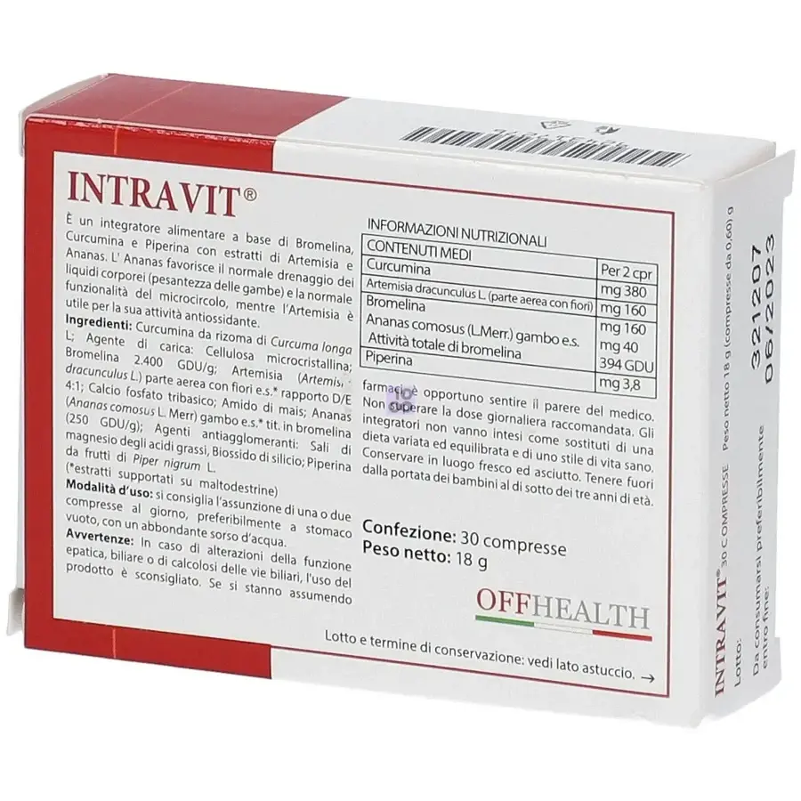 Intravit, 4 x 30 comprimés, OFF Italia