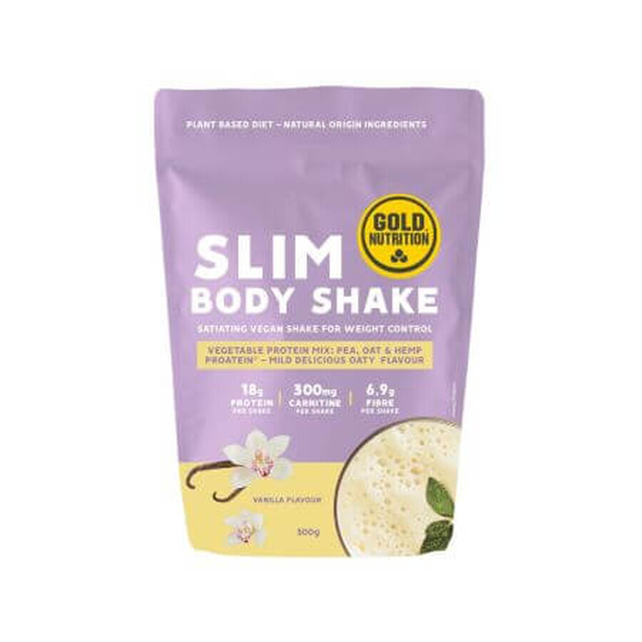 Slim Body Vanilla Shake, 300 g, Gold Nutrition