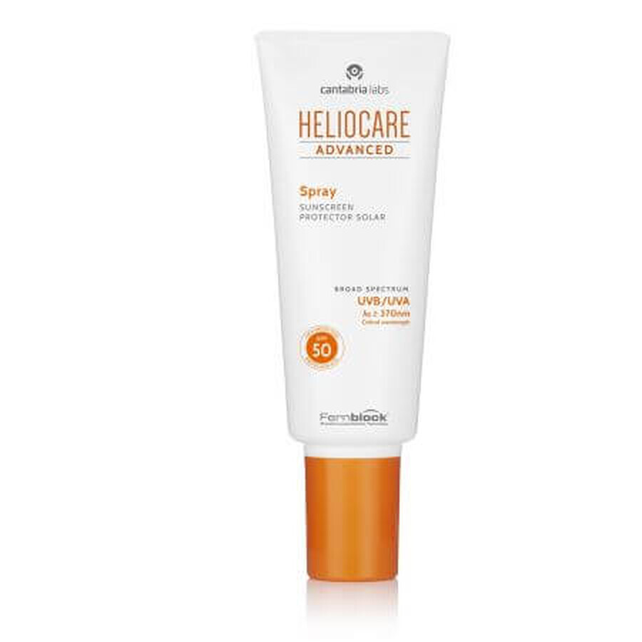 Advanced Heliocare SPF 50 Spray solaire pour le corps, 200 ml, Cantabria Labs