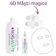 Pachet măști magice anti acnee, 60 ml + 500 ml + 40 măști, ActiW SKIN