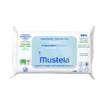 Lingettes humides avec de l'eau, 60 pièces, Mustela