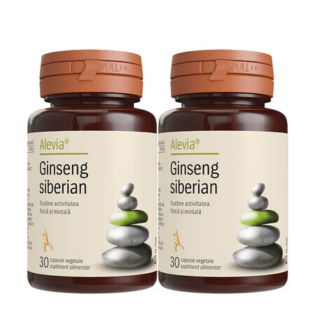 Ginseng Sibérien 30+30 gélules, Alevia