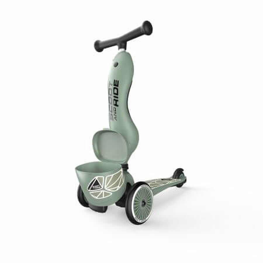 Highwaykik 1 monopattino convertibile 2 in 1 per bambini, 1 - 5 anni, Lifestyle Greenlines, Scoot &amp; Ride