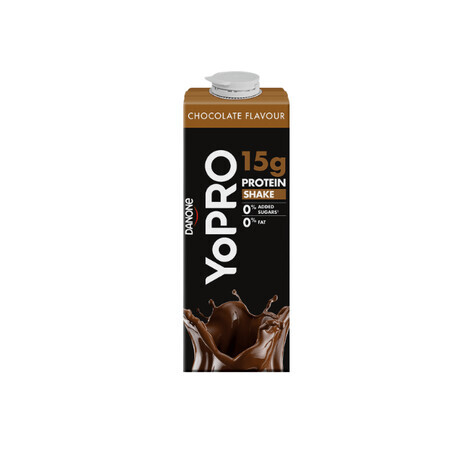 Bebida de leche UHT con sabor a chocolate, 250 ml, YoPRO