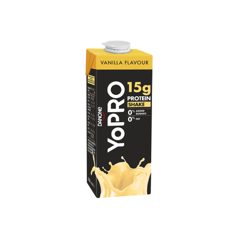 Bebida de leche UHT con sabor a vainilla, 250 ml, YoPRO