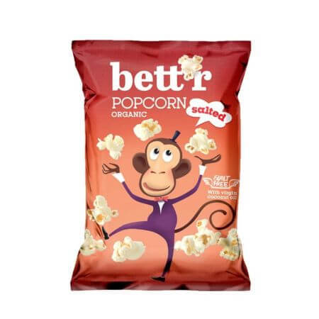 Glutenvrije zoute popcorn, 60 g, Bettr