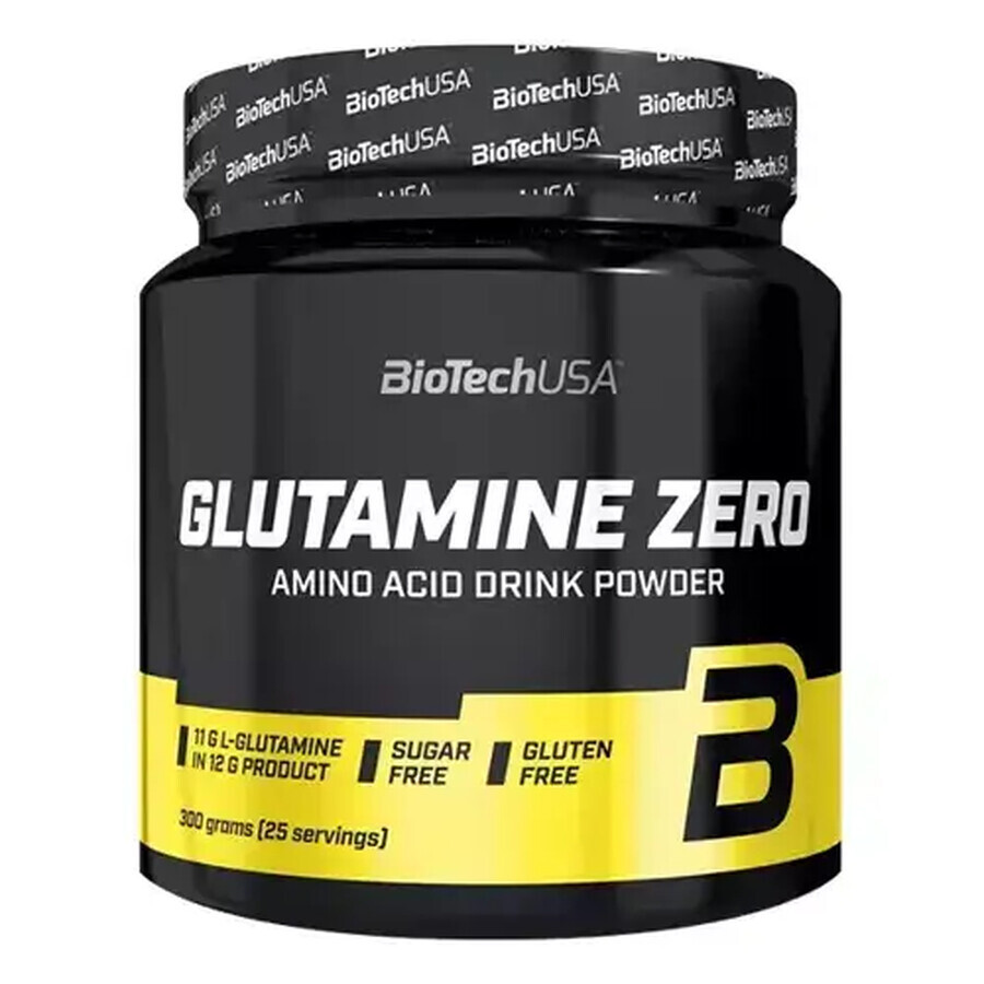 Glutamine Zero, Lemon, 300 g, BioTech USA