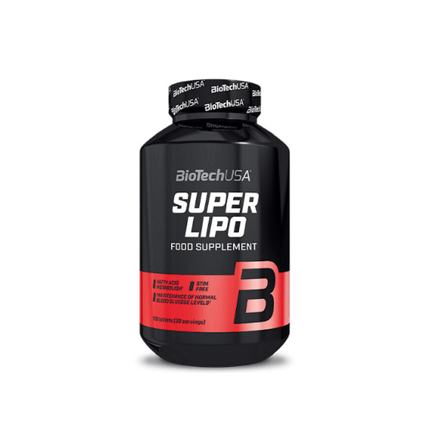 Super Lipo, 120 comprimés, Biotech USA