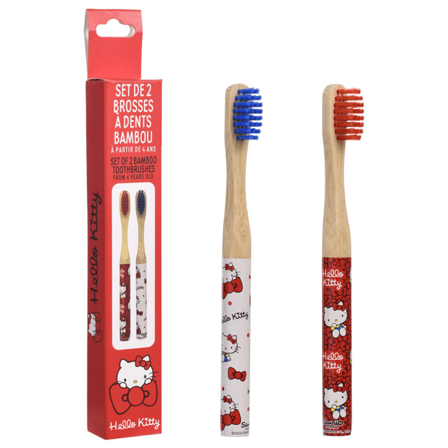 Set de brosses à dents Hello Kitty, 2 pièces, Take Kare