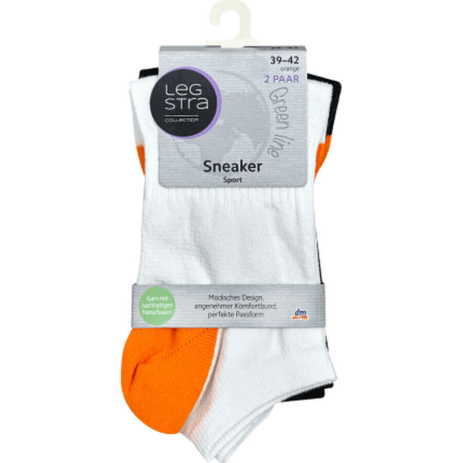 Chaussettes Legstra Sport orange taille 39-42