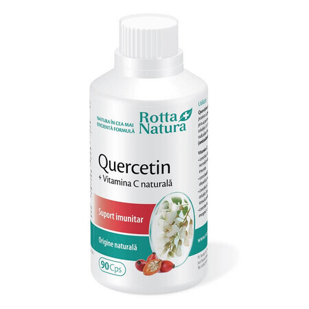 Quercétine + Vitamine C naturelle, 90 gélules, Rotta Natura