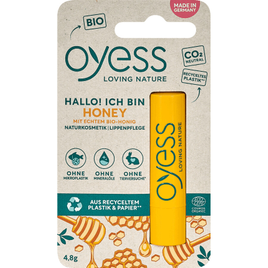 OYess Lip balm with honey, 1 pc