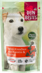 Dein Bestes Croquettes pour chiens avec carottes et &#233;pinards, mini-os, 60 g