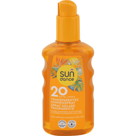 Sundance Transparentes SonnenschutzspraySPF20, 200 ml