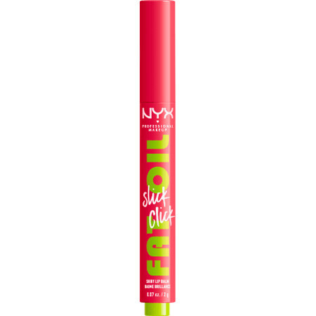 Nyx Professional MakeUp Lucidalabbra Olio Grasso Stick Click 10 Doppio Rubinetto, 1 pz.