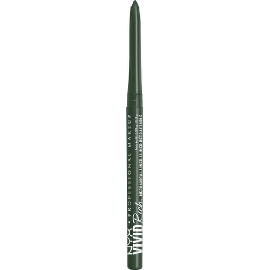 Nyx Professional MakeUp Crayon mécanique pour les yeux Vivid Rich 08 Emerald Empire, 0.28 g