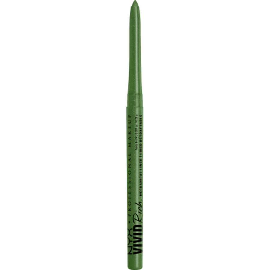 Nyx Professional MakeUp Crayon mécanique pour les yeux Vivid Rich 09 It's Giving Jade, 0.28 g