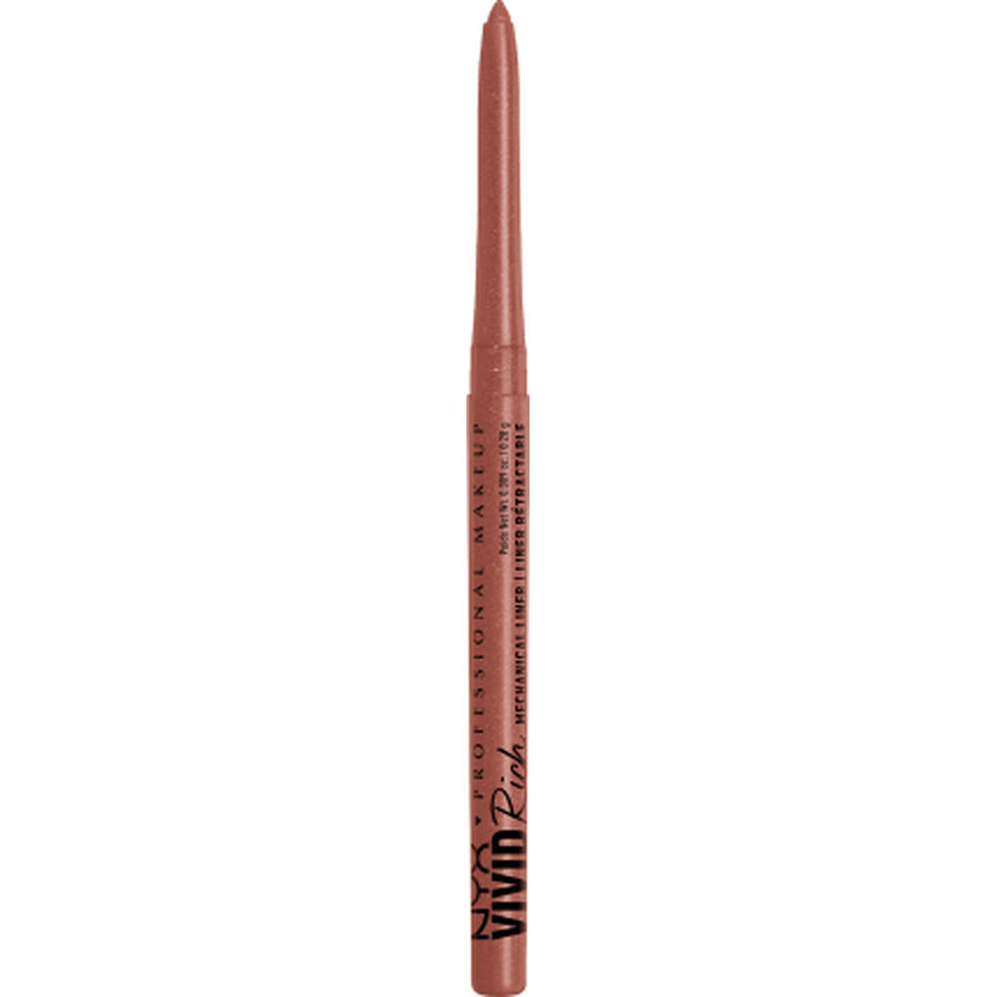 Nyx Professional MakeUp Crayon mécanique pour les yeux Vivid Rich 10 Spicy Pearl, 0.28 g