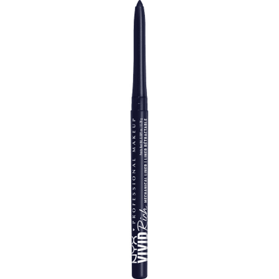 Nyx Professional MakeUp Vivid Rich creion de ochi mecanic 14 Sapphire Bling, 0,28 g