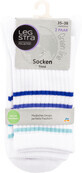 Legstra Shaded short socks blanc et bleu taille 35-38, 2 pcs.