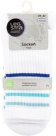 Legstra Short socks shaded white with blue size 39-42, 2 pcs.