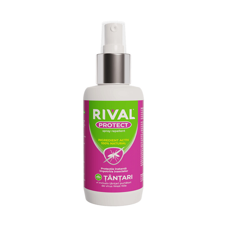 Rival Protect Spray Répulsif, 100 ml, Fiterman