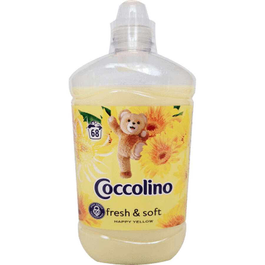 Coccolino Happy Yellow Laundry Conditioner 68 lavages, 1,7 l