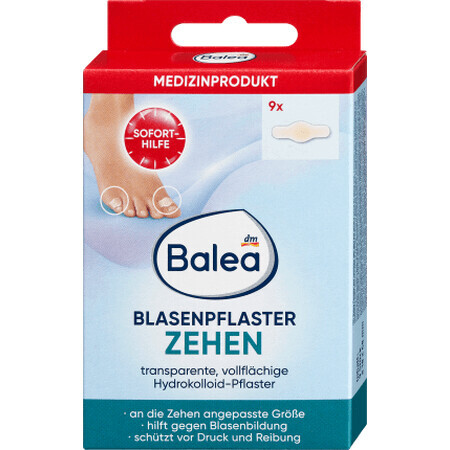 Balea Plasters for toe blisters, 9 pcs