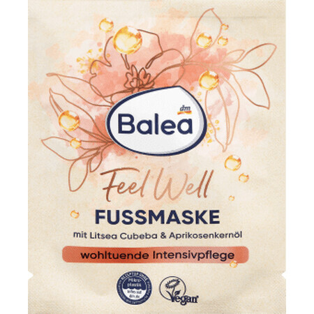 Balea Feel Well Foot Mask, 15 ml