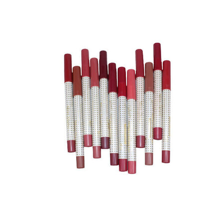 Set of 12 lip pencils, Miss Demi, Je T'aime, Waterproof