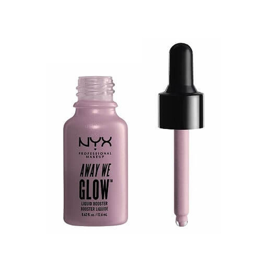 Iluminador líquido, NYX, Away We Glow, Liquid Booster Snatched, 12,6 ml