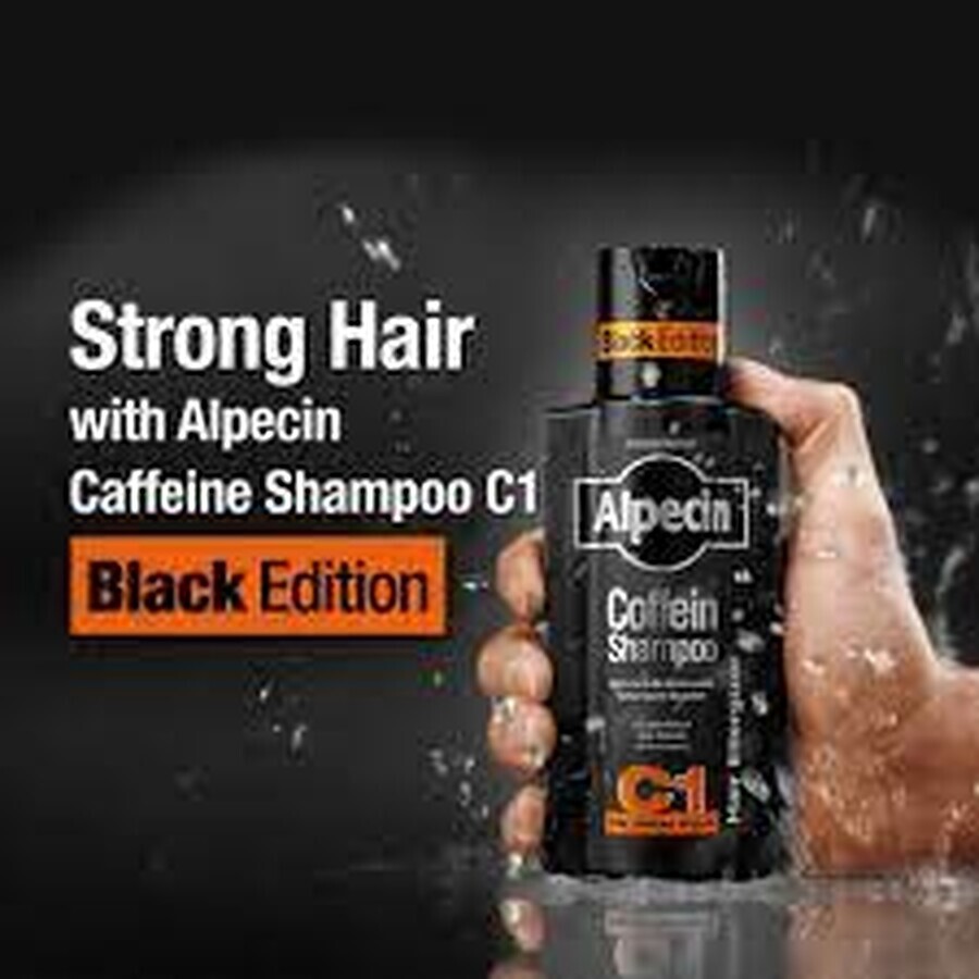 Shampooing à la caféine Alpecin C1 Black Edition, 250 ml, Dr. Kurt Wolff