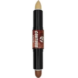 Contour en Highlighter Lipstick, W7, Contour Stick, Medium/Diep