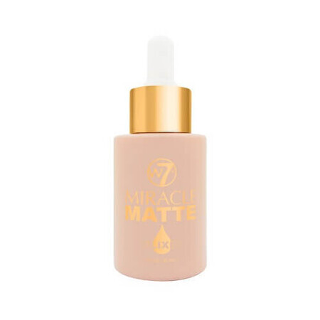 Elixir Makeup Base for face, W7, Miracle Matte Elixir, 30 ml