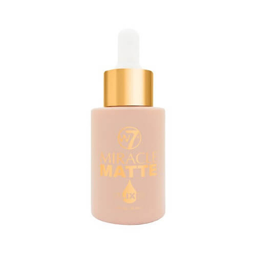 Elixir Makeup Base for face, W7, Miracle Matte Elixir, 30 ml