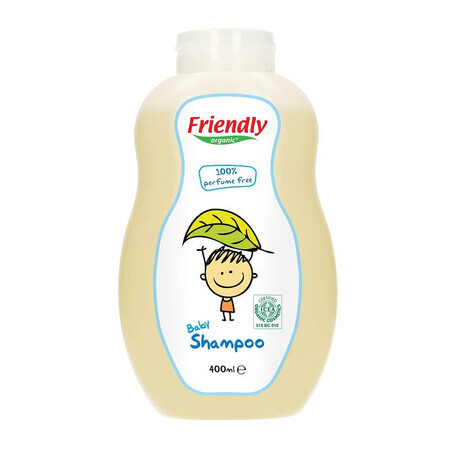 Unparfümiertes Baby-Shampoo, 400 ml, Friendly Organic