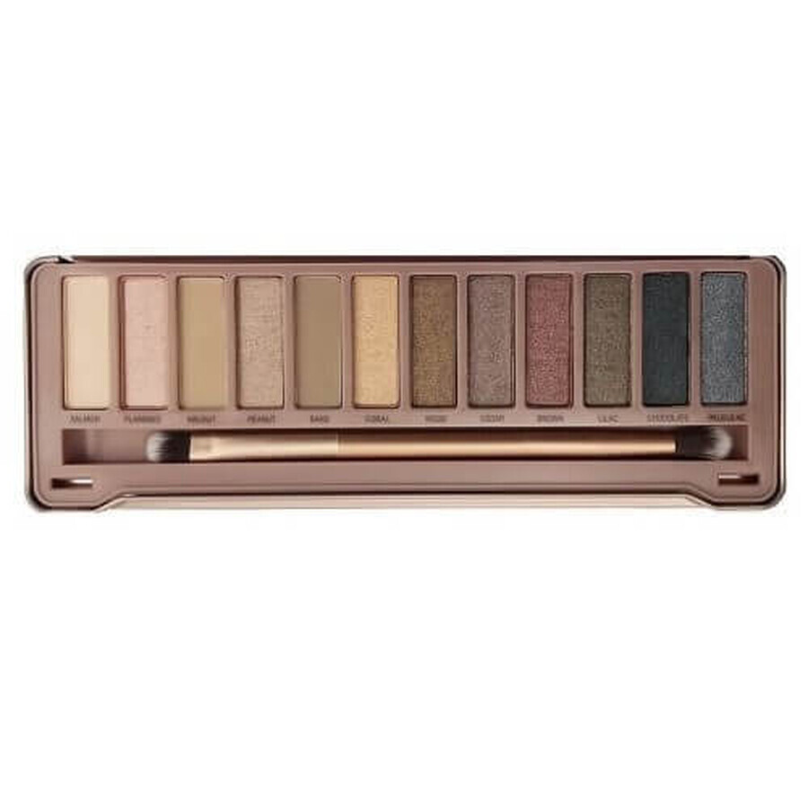 Paleta de sombras de ojos, Lilyz, Diamond, Miss Passionate, 12 colores