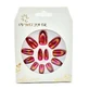 Set van 12 Valse Spiegelnagels, VV Meijiaer, Rood
