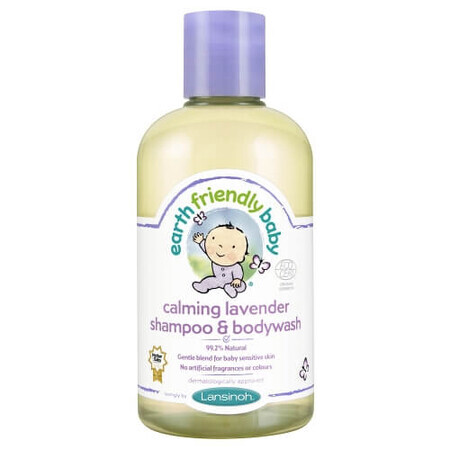 Shampooing et gel douche Earth Friendly Baby à la lavande, 250 ml, Lansinoh
