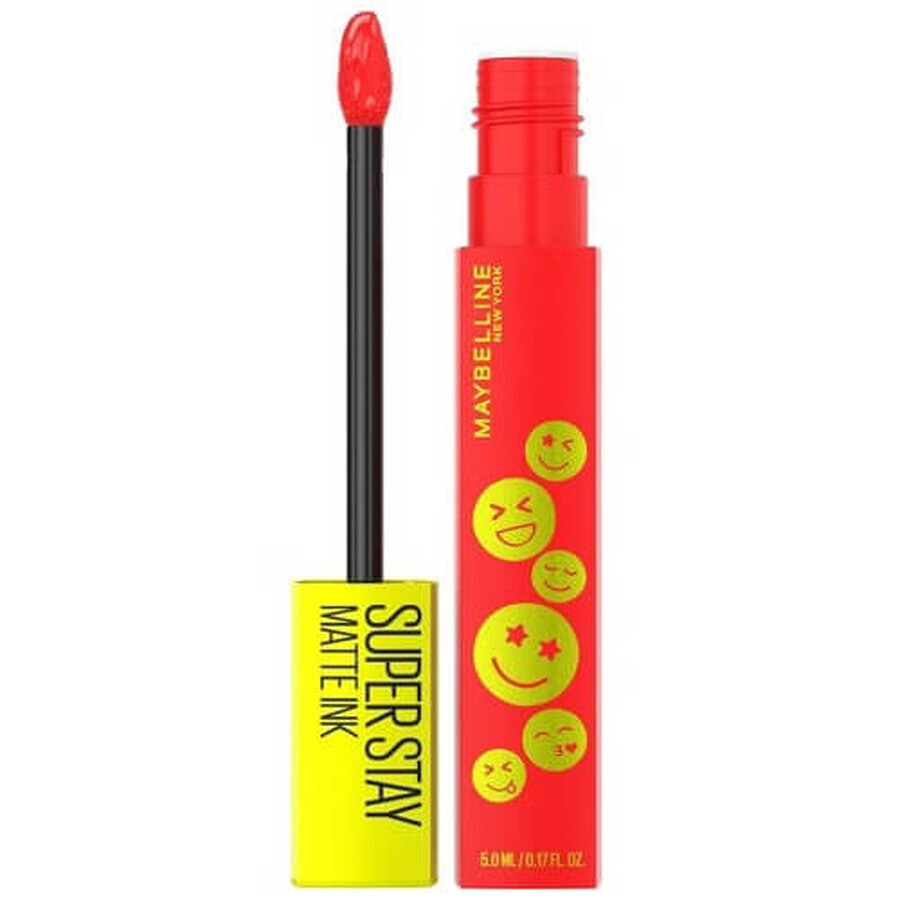 Rouge à lèvres résistant au transfert, Maybelline, Superstay Matte Ink, 445 Energiser, 5 ml