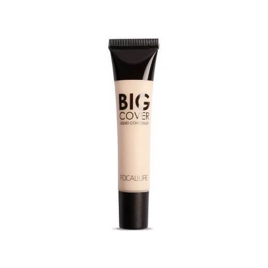 Correttore liquido Focallure Big Cover Concealer 01 Warm Ivory