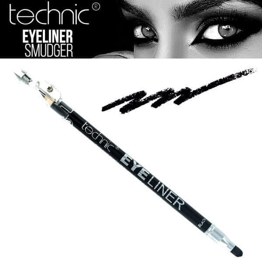 Dermatograph eyeliner Technic with 2 ends, Black