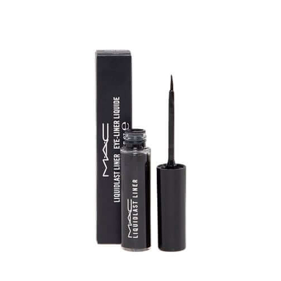 Vloeibare Eyeliner MAC Liquidlast Waterproof Liner Zwart